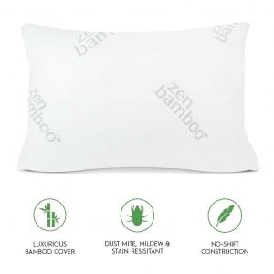 zen plush bamboo pillow