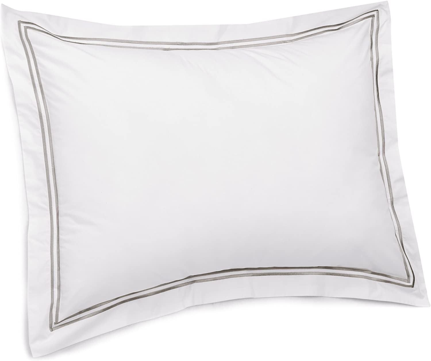 Pinzon Egyptian Cotton Sateen Hotel Stitch Sham